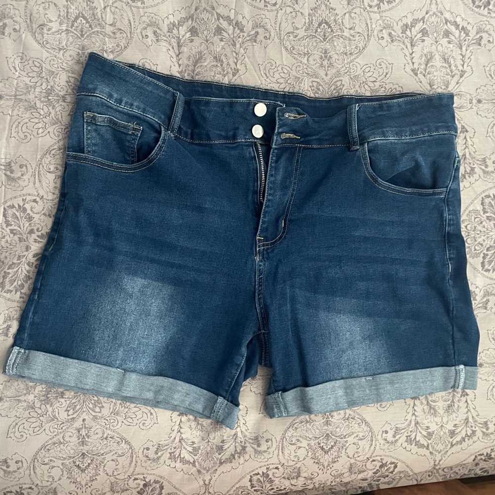 Denim Blue Women's Shorts